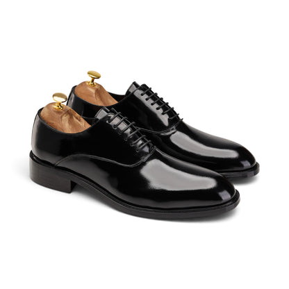 The Heritage Patent Lace-Up shoe