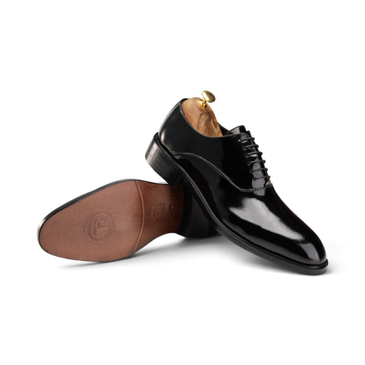 The Heritage Patent Lace-Up shoe